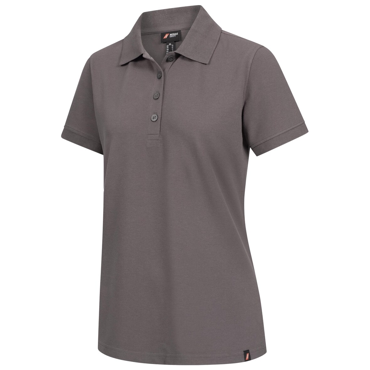 Nitras Motion Tex Plus Poloshirt  | Gr. M | Arbeitsshirt Damen | grau