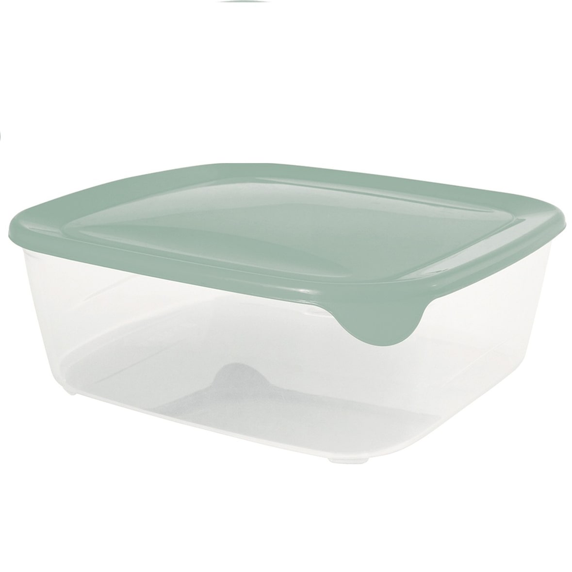 Fresh&Go Frischhaltedose 2,9L quadratisch Vorratsdose transparent stapelbar