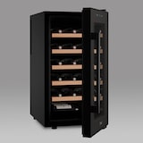 thumbnail of Les Petits Champs Wijnkoelkast voor 18 Flessen CAVCB18 Black Edition, 50L, 5 planken, Thermo-elektrische Koeling, Elegant Design, LED, Anti-UV