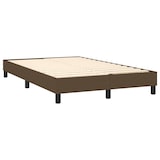 thumbnail of vidaXL Boxspringbett mit Matratze & LED Dunkelbraun 120x200 cm Stoff