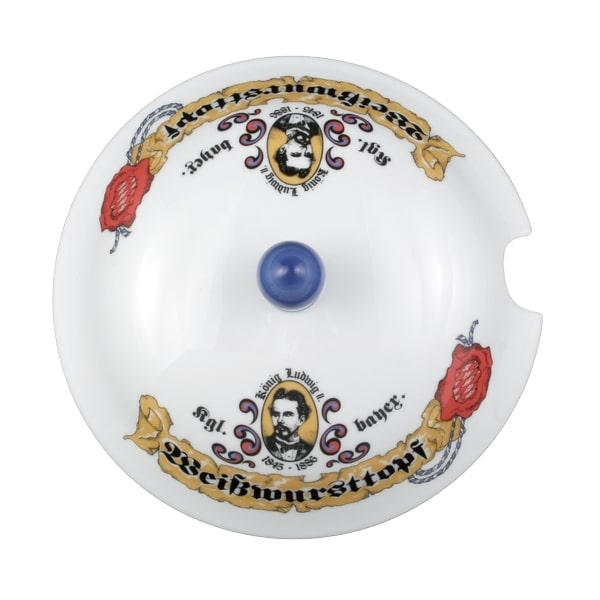 1 x Seltmann Deckel zur Terrine Löwenkopf 3,00 l,  Form: Compact, Dekor: 27110 Bayern