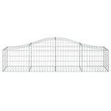 thumbnail of vidaXL Gabionen mit Hochbogen 2 Stk. 200x50x40/60 cm Verzinktes Eisen