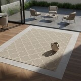 thumbnail of Teppich Outdoor Skandinavisch Wetterfest Waschbar Strapazierfähig Balkon Terrasse Küche OEKO-TEX Beige 80x150 cm – CORTINA von Kadima Design