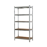 thumbnail of Estantería Metálica Modular 5 Estantes MDF - Carga 875kg (175kg/balda) 180x90x40cm - Sin Tornillos - Reforzada Garaje Almacén Taller