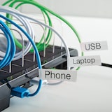 thumbnail of DYMO Original D1 Schriftband für Labelmanager, Vorteilspack 10 Stück 9mm breite 7m Länge schwarz auf weiß 2093096