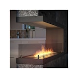 thumbnail of Lareira embutida a bioetanol design U1200 com vidro aberto em 3 lados Queimador de 3 litros