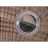 thumbnail of Strandkorb - bene living - Ammersee Grande XL Teak Bullauge - PE shell - Modell 504 - 2,5-Sitzer inkl. Liftersystem