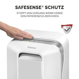 thumbnail of Fellowes Aktenvernichter 12 Blatt High Security (P5), Papierschredder für Büro, Powershred LX201, Microcut Schredder mit 22L Papierkorb, 100%