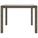 thumbnail of Helloshop26 - Conjunto de comedor de jardín de 3 piezas y cojines en resina tejida gris 02_0014761