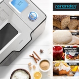 thumbnail of Arendo Brotbackautomat 550W, Brotbackmaschine, 25 Programme, glutenfreies Backen, Joghurtfunktion, 1 kg Kapazität, Direktantrieb