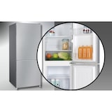 thumbnail of PKM Kühlgefrierkombination KHKG117ES 117 Liter Nutzinhalt, Silber, Nur 39 dB