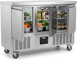 thumbnail of Romux® Saladette und Pizzatisch 3 Türen 137x70 cm  | Kühltisch von Pizzen und Salaten
