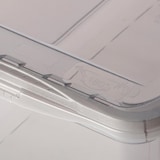 thumbnail of Keeeper - Conjunto de 4 Caixas de armazenamento em Polipropileno 5,6L na cor Cinza Translúcido 33x19,5x12 cm - Coleção Bea