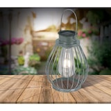 thumbnail of LED Deko-Solarleuchte h: 21,5cm silber