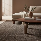 thumbnail of Teppich Wohnzimmer Einfarbig Pflegeleicht Waschbar Schlafzimmer OEKO-TEX Läufer Braun 80x250 cm Schadstoffgeprüft – TITLIS von Kadima Design