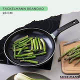 thumbnail of 28 cm aluminium koekenpan met keramische antiaanbaklaag, PFAS-vrij, Fackelmann Brandao