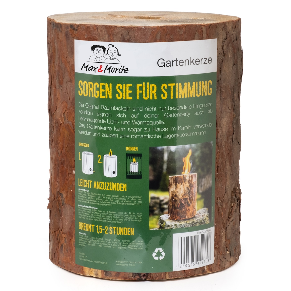 Schwedenfeuer Sorgen Sie für Stimmung