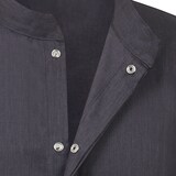 thumbnail of METRO PROFESSIONAL Herrenkochjacke 3/4 Ärmelig, Größe M, Jeans Optik, schwarz