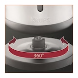 thumbnail of Krups BW 442 D tetera eléctrica 1,7 L 2400 W Negro, Acero inoxidable