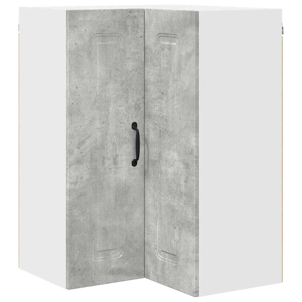 vidaXL Küchenwandschrank Beton Grau 57 x 57 x 80 cm Holzwerkstoff