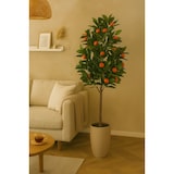 thumbnail of NATURN LIVING Planta artificial Naranja Enana - ø 65 x 125 cm - Plástico Cítricos - Naranja