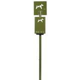 thumbnail of ROSSIGNOL Borne de propreté canine à enfouir liasses 500 sacs HYGECA vert olive