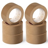 thumbnail of Cinta Adhesiva Ecológica de Papel Kraft color Marrón. Cinta de Carrocero para Embalaje. Ofituria  (72 mm x 45 mts - Kraft, 6 Rollos)