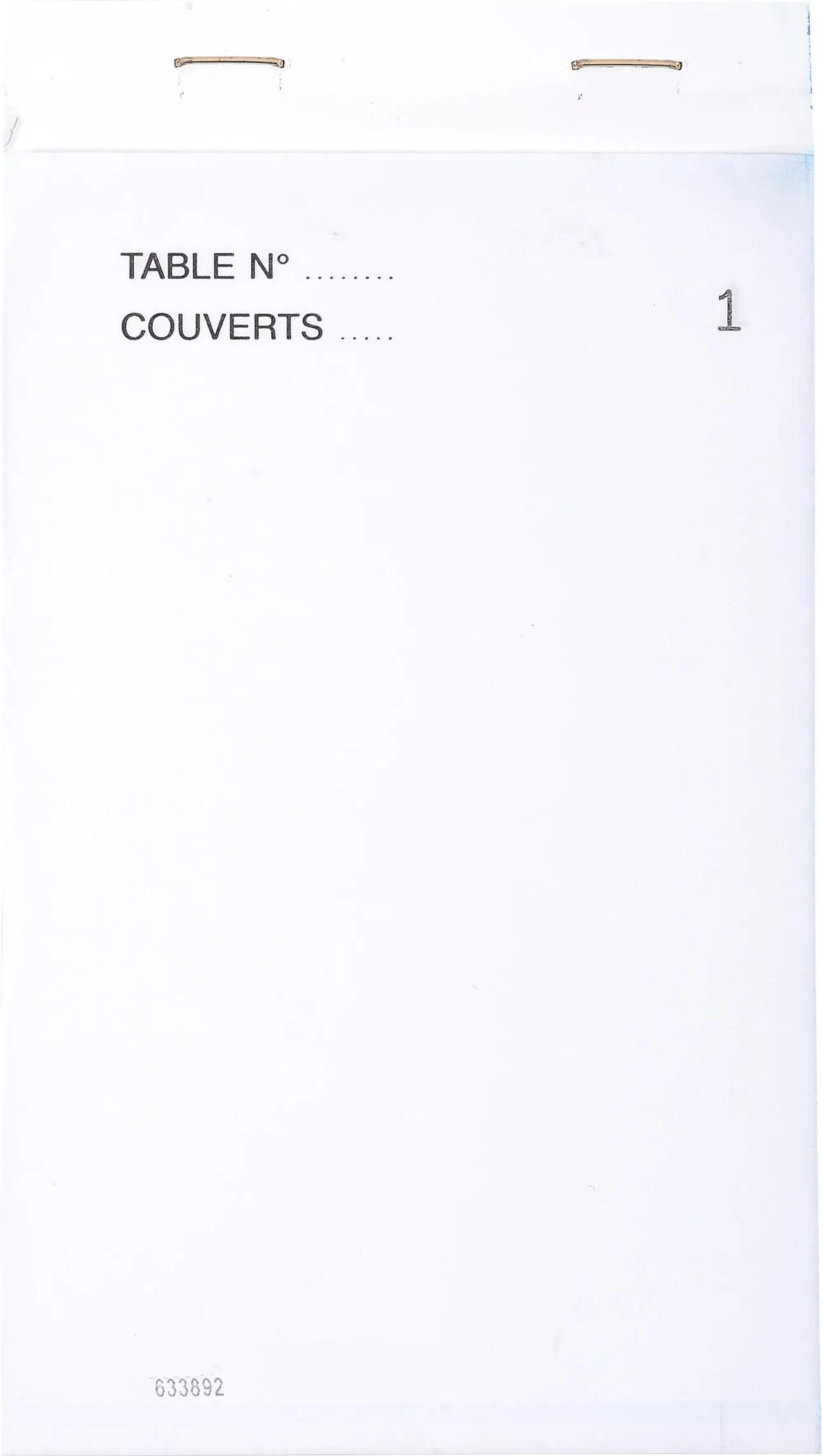 Exacompta 96203E 50x Notepad Exac Hotel 9.5x17cm 50Bl Dup - x 50 - | METRO