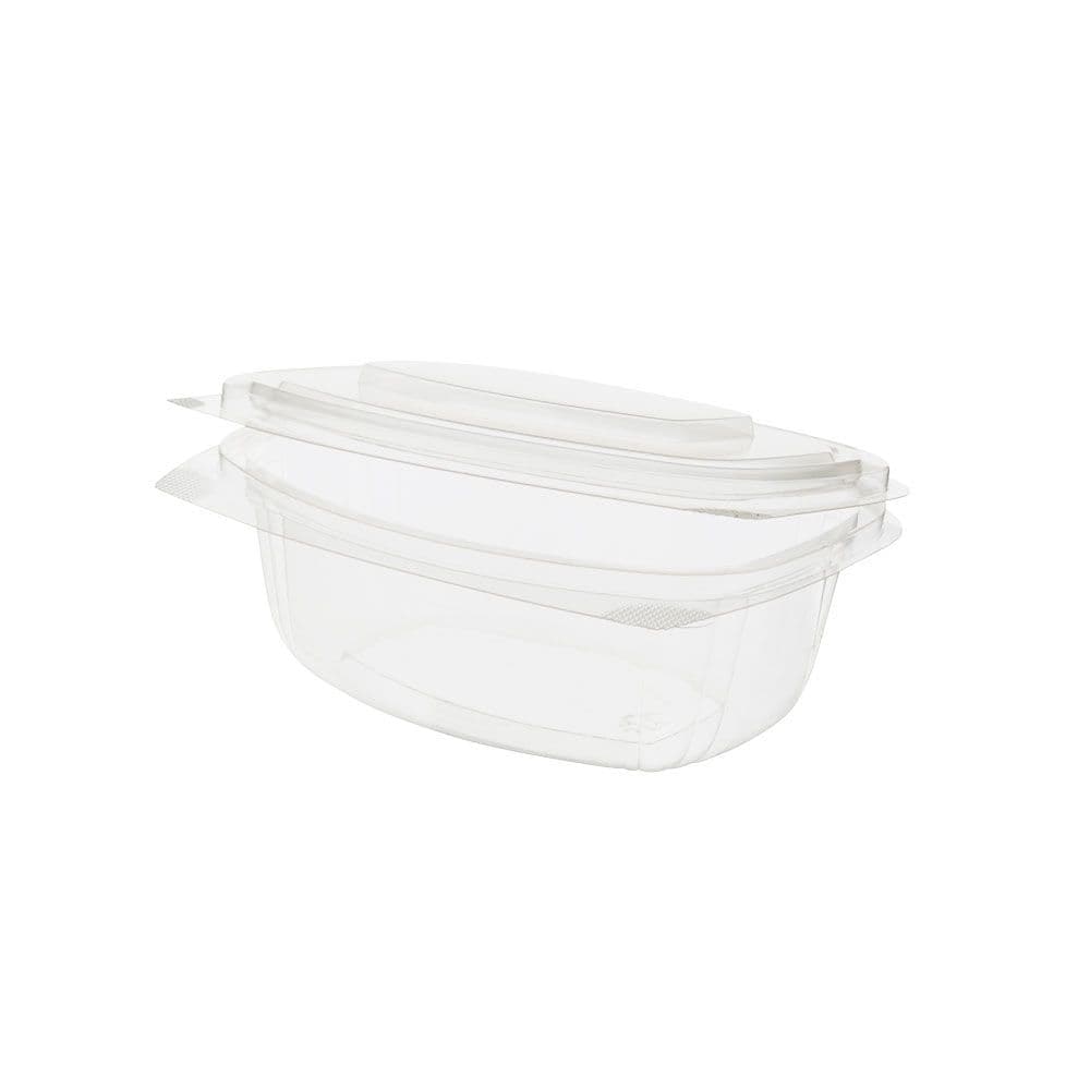 greenbox - PLA-Feinkost-Schalen 500 ml, Klappdeckel, rechteckig, 300 St.