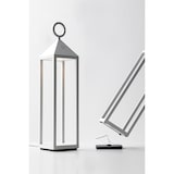 thumbnail of Lanterna moderna Pic Nic a led da 2,2W IP54 ricaricabile e dimmerabile h. 67cm antracite