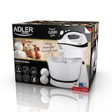 thumbnail of Adler AD 4206 Handrührer mit rotierender Schüssel 300 Watt