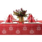 thumbnail of Mank Airlaid Tischdecke Mick in Rot-Bordeaux, 120 x 220 cm, 20 Stück - Weihnachten Mitteldecke