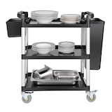 thumbnail of Pequeño carrito de servicio fabricado en polipropileno.