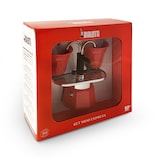 thumbnail of Set mini Express 2 Tassen rot - Aluminium Bialetti 61x61 cm