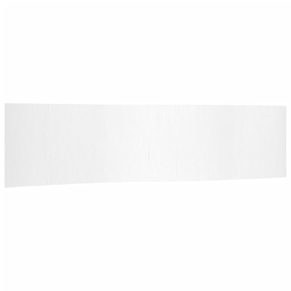 vidaXL Kamerscherm 165x800 cm bamboe wit