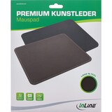 thumbnail of InLine® Maus-Pad Premium Kunstleder, 250x220x3mm, schwarz