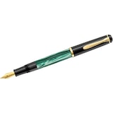 thumbnail of Kolbenfüllhalter Classic M200 Feder EF grün-marmoriert