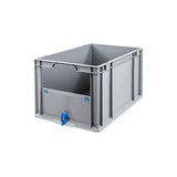 thumbnail of PROREGAL 3x Eurobox NextGen Insight Cover | HxBxT 32x40x60 | 65 Liter | Hoch/Blau | Eurobehälter, Transportbox, Transportbehälter