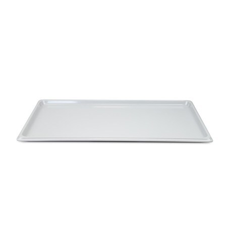 Plat Gastro en mélamine GN 1/1 H. 20 mm - blanc - Lot de 2
