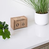 thumbnail of WellHome - Koloniale houten kalender 7,5x5x11cm