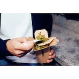 thumbnail of #IAMPLASTICFREE 50 Stück Snackbox 600ml aus braunem Kraftpapier - Asiabox, Dönerbox, Einwegbox, biologisch abbaubar, hitzeresistent, ungebleicht