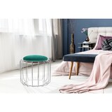 thumbnail of Kayoom Beistelltisch / Pouf Comfortable 110 Dunkelgrün / Silber