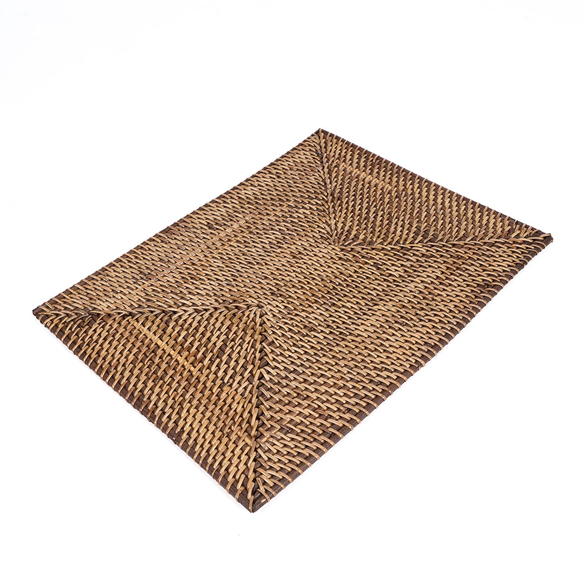 Bazar Bizar Set de table rectangulaire en rotin 30x40 cm naturel marron