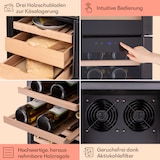 thumbnail of Klarstein El Dorado 89 Käse & Weinkühlschrank 2 Zonen Touch 89L LED Schwarz