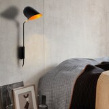 thumbnail of Wandleuchte in Schwarz und Gold 12x35x73cm WellHome Baikal
