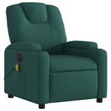 thumbnail of vidaXL Massagesessel Elektrisch Dunkelgrün Stoff