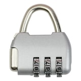 thumbnail of HMF Deko Zahlenschloss Vorhängeschloss, 3-Stellig, 4,3 x 3,5 x 1,2 cm, Silber