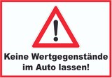 thumbnail of Keine Wertgegenstände im Auto lassen! A3 (297x420mm)