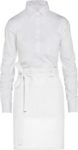 thumbnail of BRUSSELS - Short Recycled Bistro Apron with Pocket: One Size / Grey