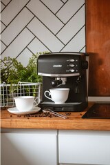 thumbnail of Mesko MS 4409 Macchina per Caffè Espresso Manuale 15 bar Serbatoio dell'acqua 1,5L Montalatte, 850W, Nero